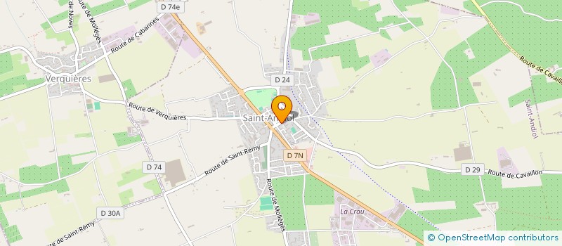 localisation de l'entreprise SCI L'EVIDENCE  SAINT-ANDIOL