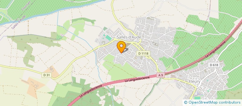 localisation de l'entreprise SCI L'EXOTIQUE  SALLES-D'AUDE