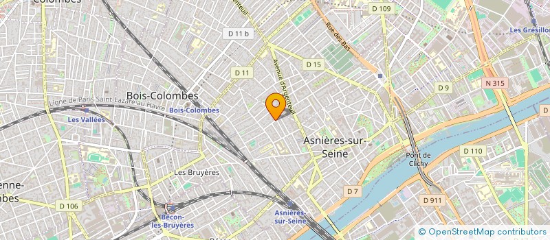 localisation de l'entreprise SCI L'EXPOSITION COLONIALE à ASNIERES-SUR-SEINE