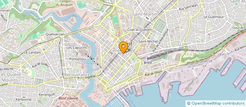 localisation de l'entreprise SCI L'EXTENSION  BREST