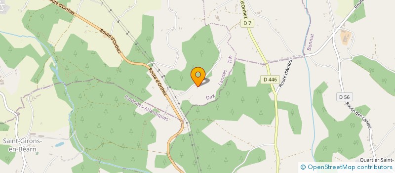 localisation de l'entreprise SCI L'EXTRAORDINAIRE  TILH