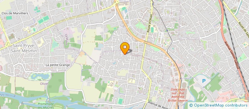 localisation de l'entreprise SCI L F G à OLIVET