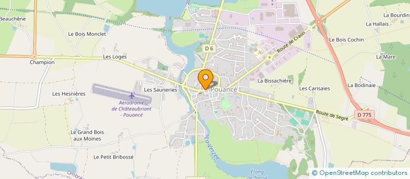 localisation de l'entreprise SCI L F M à OMBREE D'ANJOU