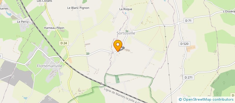 localisation de l'entreprise SCI L.F.T.  SORTOSVILLE