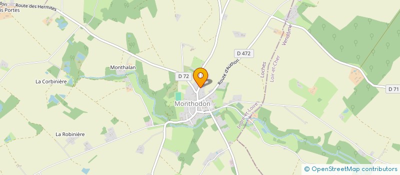 localisation de l'entreprise SCI L.F.T.  MONTHODON