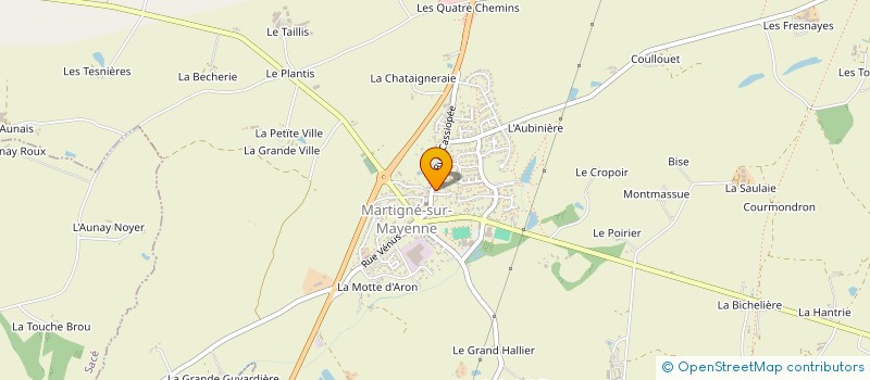 localisation de l'entreprise SCI L.G.  MARTIGNE-SUR-MAYENNE
