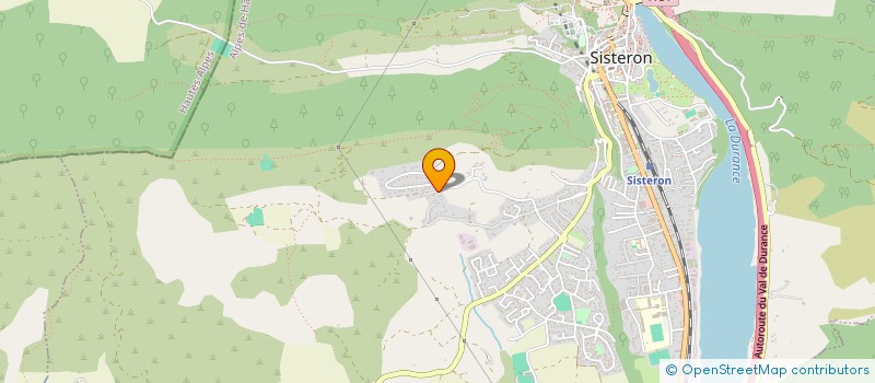 localisation de l'entreprise SCI L.G.B.  SISTERON