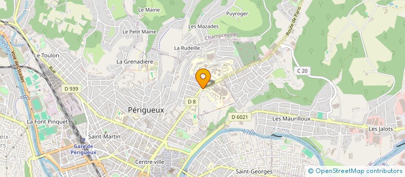 localisation de l'entreprise SCI L G B à PERIGUEUX