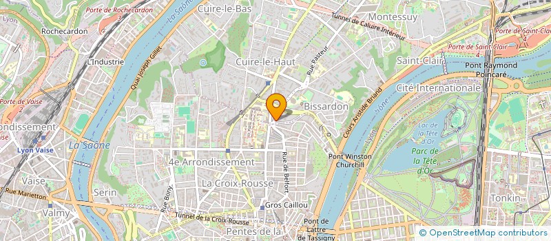 localisation de l'entreprise SCI L.G.C.  CALUIRE-ET-CUIRE