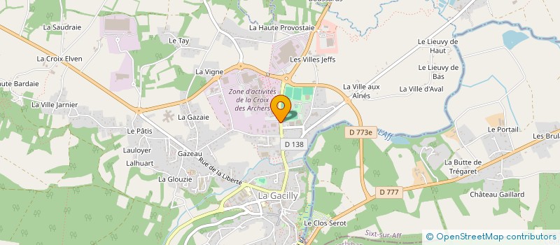 localisation de l'entreprise SCI L.G.E  LA GACILLY