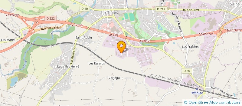 localisation de l'entreprise SCI   L.G.E.  YFFINIAC