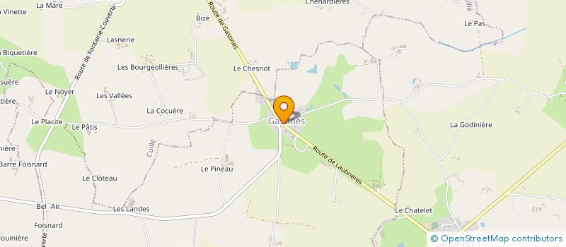 localisation de l'entreprise SCI L.G.S.  GASTINES