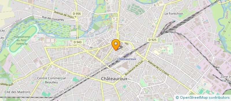 localisation de l'entreprise SCI L.G.S.I à CHATEAUROUX