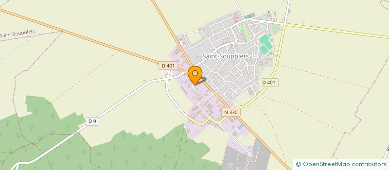 localisation de l'entreprise SCI L.G. Z.R.N.  SAINT-SOUPPLETS