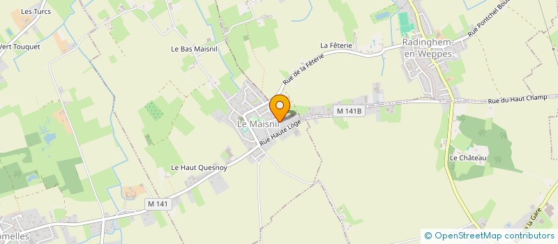 localisation de l'entreprise SCI L.H à LE MAISNIL