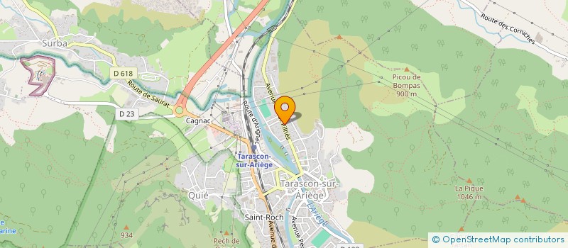 localisation de l'entreprise SCI L.H. à TARASCON-SUR-ARIEGE