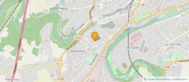 localisation de l'entreprise SCI L & H   AVENIR  POITIERS