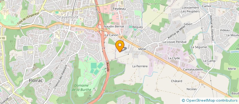 localisation de l'entreprise SCI L'HABITAT GUENOUN  BOULIAC