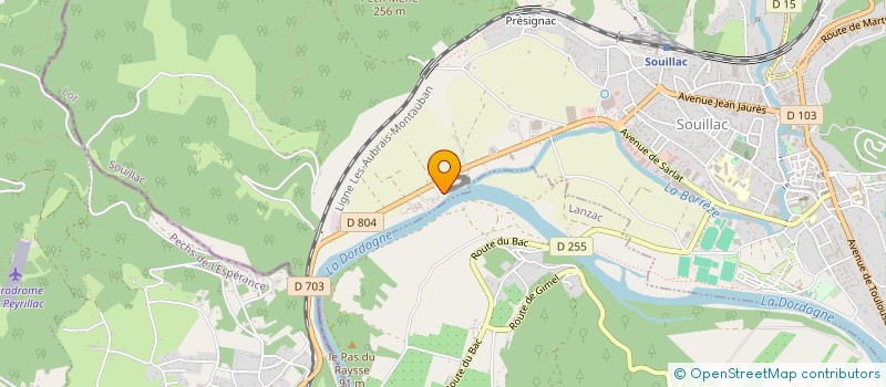 localisation de l'entreprise SCI L'HACIENDA  SOUILLAC