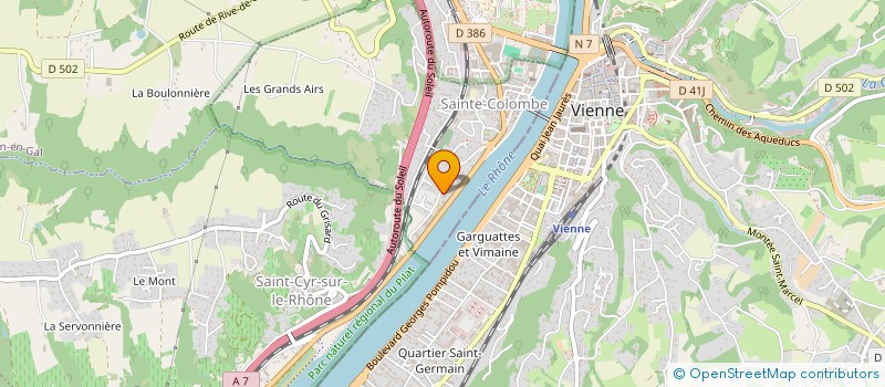 localisation de l'entreprise SCI L'HACIENDA DE LA BARTOULINE  SAINTE-COLOMBE