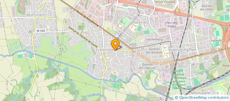 localisation de l'entreprise SCI L'HALBELLEVIE  ECKBOLSHEIM