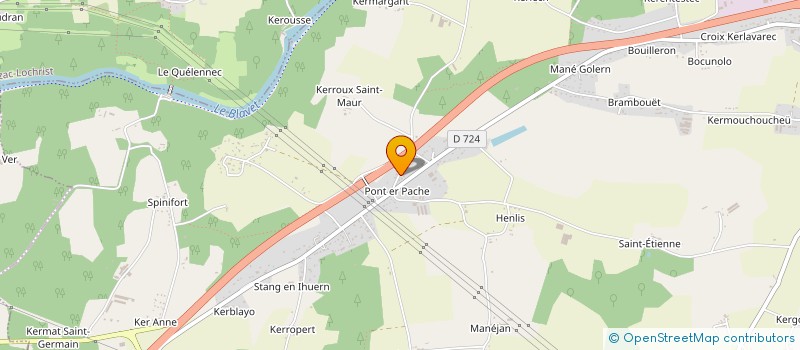 localisation de l'entreprise SCI L'HAMECON  LANGUIDIC