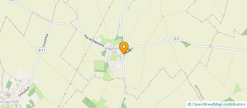 localisation de l'entreprise SCI L'HAPLINCOURTOISE  HAPLINCOURT