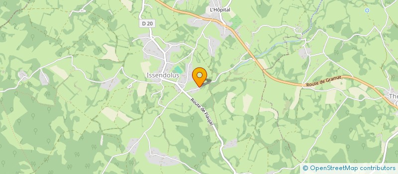 localisation de l'entreprise SCI L HARMONIE  GRAMAT