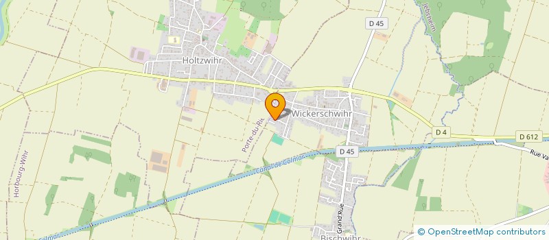 localisation de l'entreprise SCI L'HARMONY  WICKERSCHWIHR