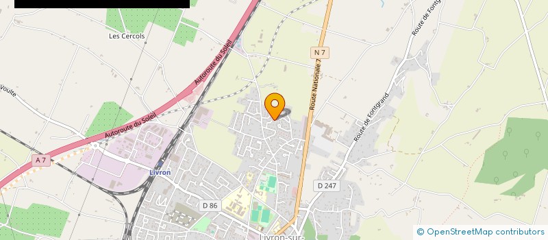 localisation de l'entreprise SCI L'HELIANTHE D'ETOILE  LIVRON-SUR-DROME