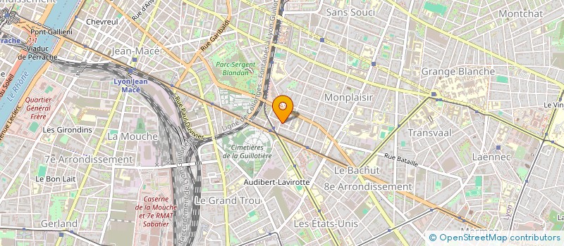 localisation de l'entreprise SCI L'HELIOTROPE  LYON