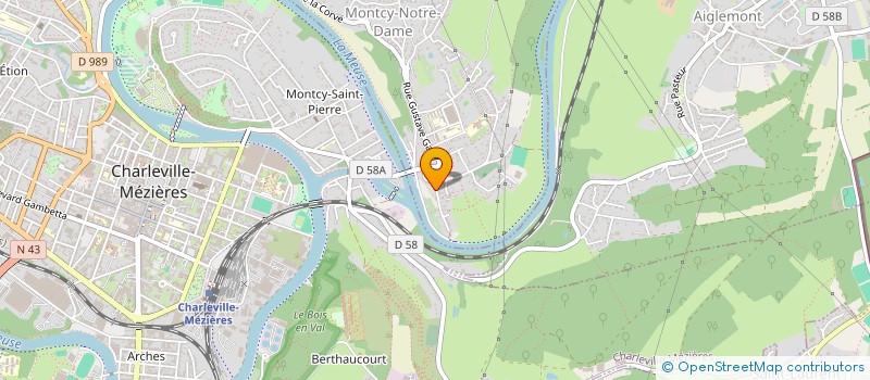 localisation de l'entreprise SCI L'HEPTAGONE  MONTCY-NOTRE-DAME