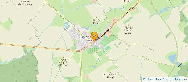 localisation de l'entreprise SCI L HERBIER  MAIZIERES-LES-VIC