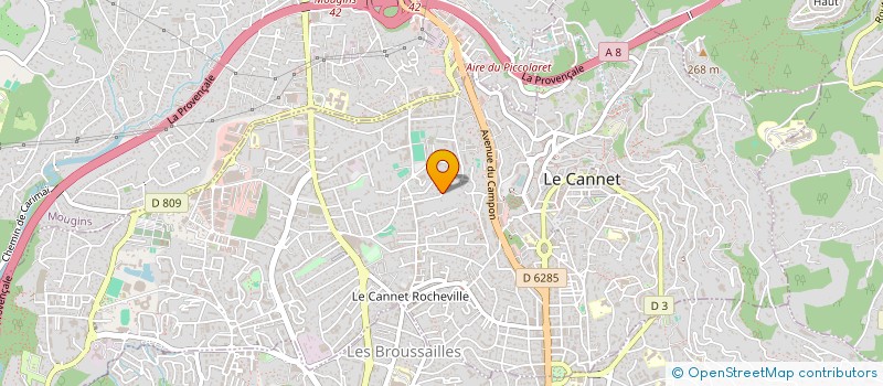 localisation de l'entreprise SCI L'HERENCIA à LE CANNET