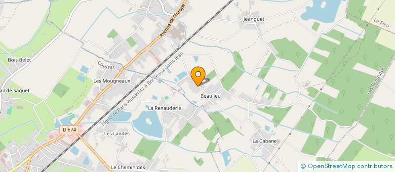 localisation de l'entreprise SCI L'HERISSON  LES PEINTURES