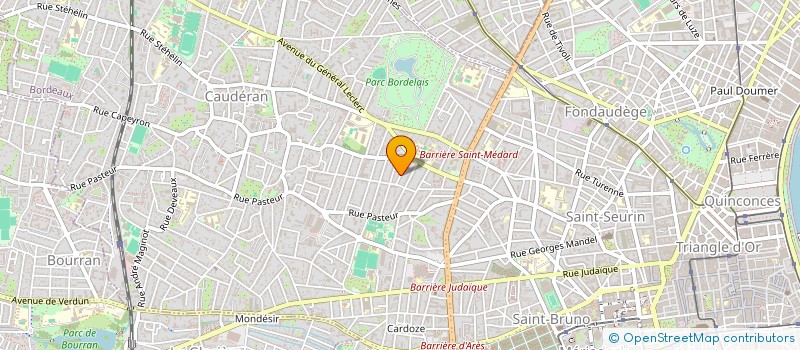 localisation de l'entreprise SCI L'HERME  BORDEAUX