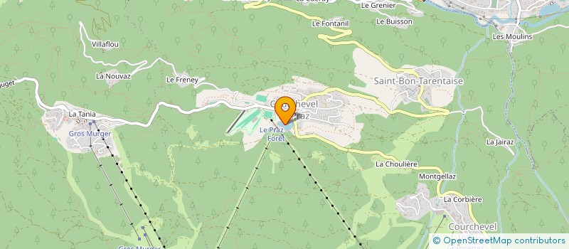 localisation de l'entreprise SCI L HERMETIERE à COURCHEVEL