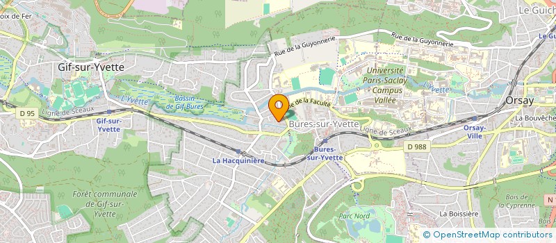 localisation de l'entreprise SCI L'HERMINE à BURES-SUR-YVETTE