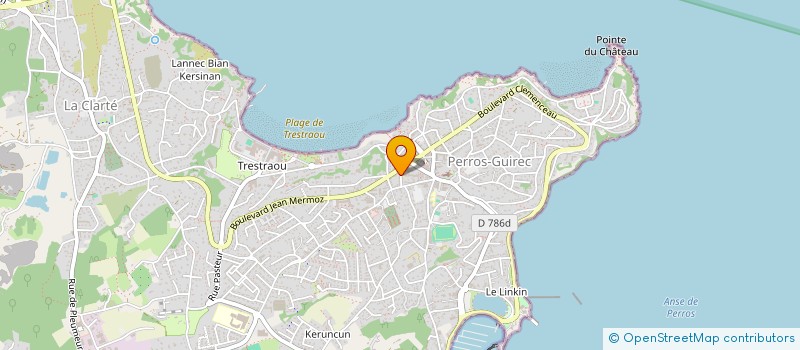 localisation de l'entreprise SCI L'HERMINE  PERROS-GUIREC