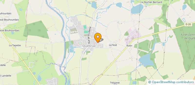 localisation de l'entreprise SCI L'HERMINE  QUEBRIAC