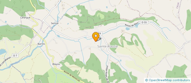 localisation de l'entreprise SCI L'HERMINE BLANCHE  CASTELNAU-MONTRATIER