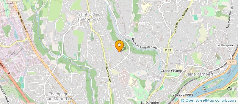 localisation de l'entreprise SCI L'HERMINE DE BISANNE  SAINT-DIDIER-AU-MONT-D'OR