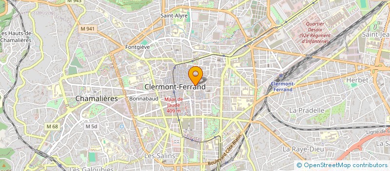 localisation de l'entreprise SCI L HERMITAGE  CLERMONT-FERRAND