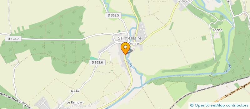 localisation de l'entreprise SCI L'HERMITAGE à CLOYES-LES-TROIS-RIVIERES
