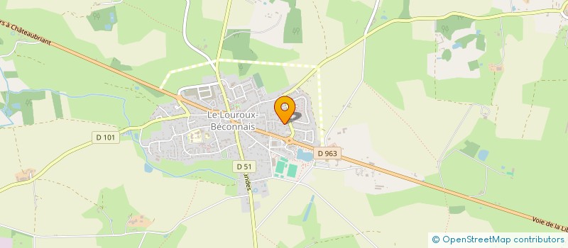 localisation de l'entreprise SCI L'HERMITAGE  VAL D'ERDRE-AUXENCE