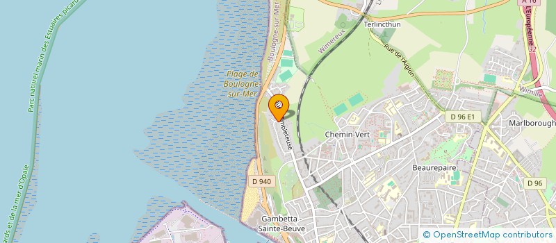 localisation de l'entreprise SCI L'HERMITAGE 62  BOULOGNE-SUR-MER