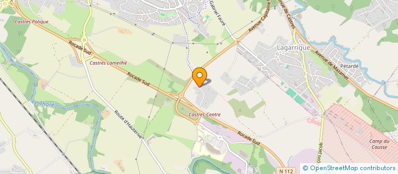 localisation de l'entreprise SCI L'HERMITAGE  CASTRES