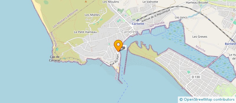 localisation de l'entreprise SCI L'HERMITAGE-LAUGIER à BARNEVILLE-CARTERET