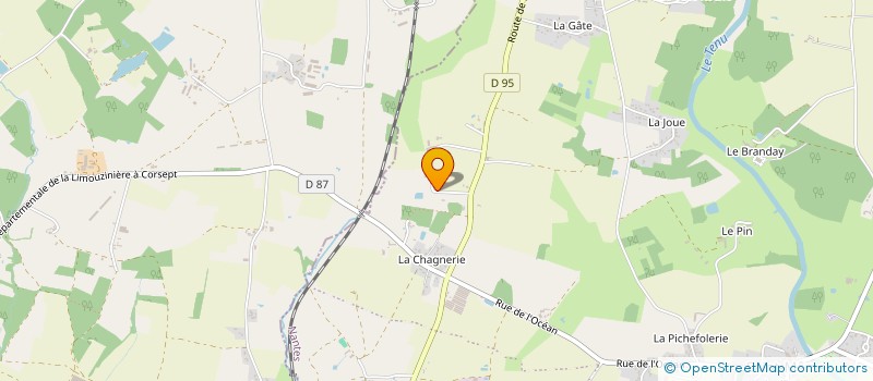 localisation de l'entreprise SCI L'HERMITIERE  MACHECOUL-SAINT-MEME