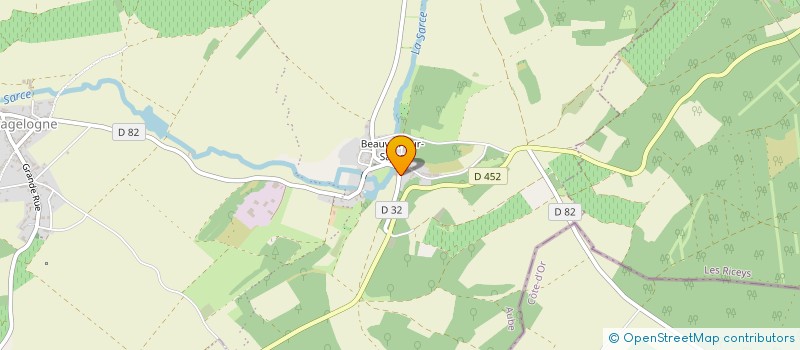 localisation de l'entreprise SCI L'HERNET DU MAGNY à LES RICEYS